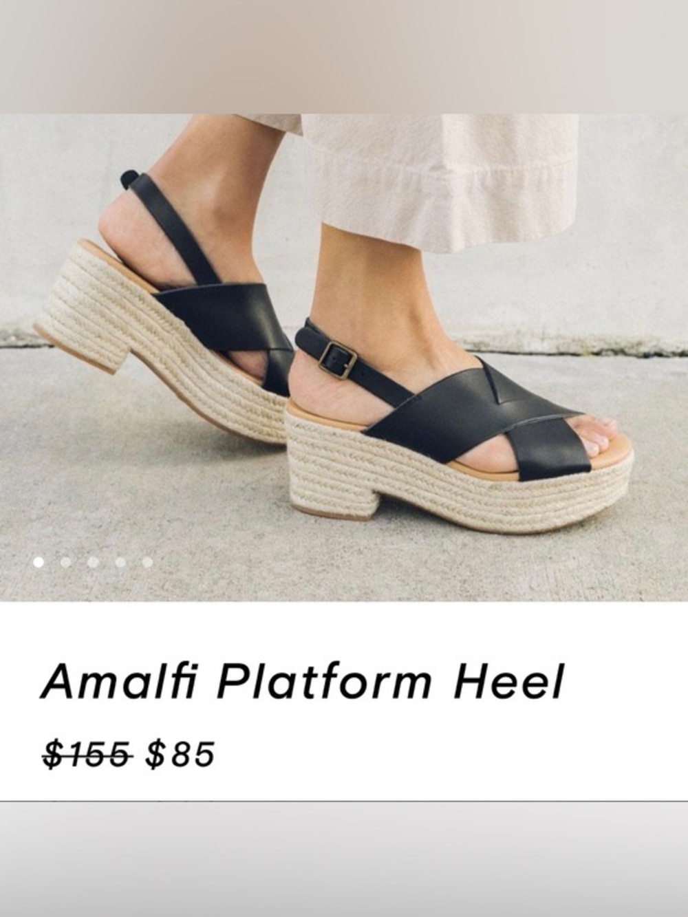 SOLUDOS AMALFI PLATFORM ESPADRILLE SANDALS ✨